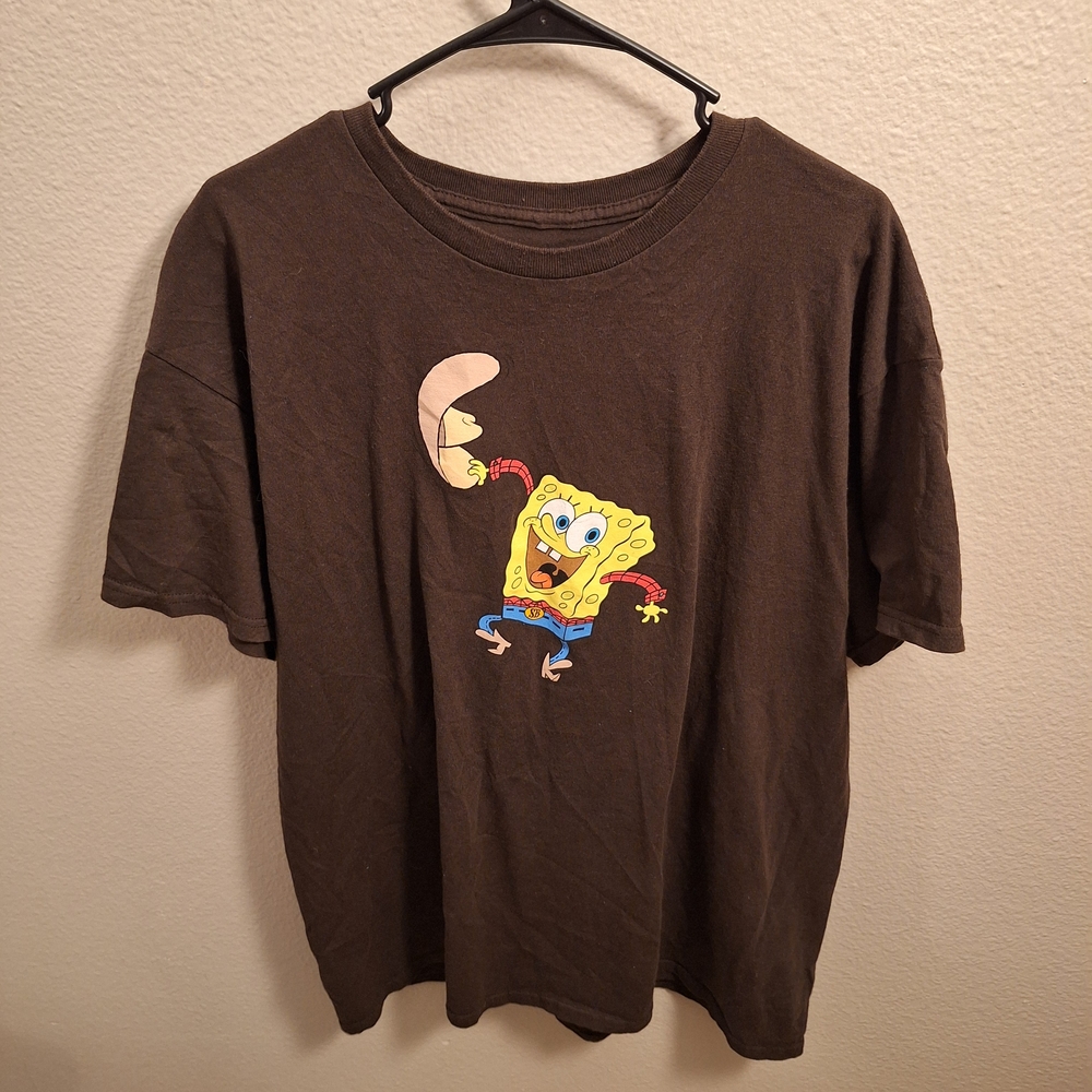 Nickelodeon Brown SpongeBob Short Sleeve Tee
